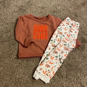 Woodland animal matching set